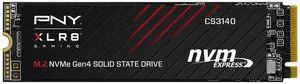 PNY XLR8 CS3140 M.2 2280 2TB PCI-Express 4.0 x4, NVMe 1.4 3D NAND Internal Solid State Drive (SSD) M280CS3140-2TB-RB
