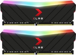 PNY XLR8 Gaming EPIC-X RGB 32GB (2 x 16GB) 288-Pin PC RAM DDR4 3600 (PC4 28800) Desktop Memory Model MD32GK2D4360018XRGB