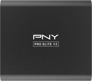 PNY Pro Elite V2 500GB USB 3.2 Gen 2x1 Type-C Portable Solid State Drive (SSD)