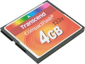 Transcend 4GB Compact Flash (CF) Flash Card Model TS4GCF133