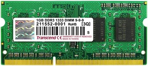 Transcend TS128MSK64V3U Transcend 1GB DDR3 SDRAM Memory Module - 1GB - 1333MHz Non-ECC - DDR3 SDRAM - 204-pin SoDIMM Transcend TS128MSK64V3U Transcend 1GB DDR3 SDRAM Memory Module - 1GB - 1333MHz Non-ECC - DDR3 SDRAM - 204-pin SoDIMM
