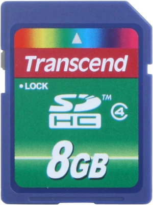 Transcend 8GB Secure Digital High-Capacity (SDHC) Flash Card Model TS8GSDHC4 Transcend 8GB Secure Digital High-Capacity (SDHC) Flash Card Model TS8GSDHC4