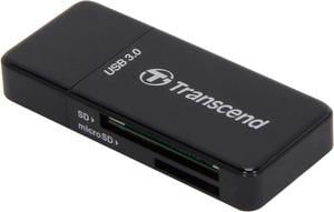 Transcend TS-RDF5K USB 3.0 Support SDHC (UHS-I), SDXC (UHS-I), microSD, microSDHC (UHS-I), and microSDXC (UHS-I) Flash Card Reader