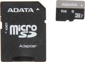 ADATA Premier 8GB microSDHC UHS-I CLASS 10 Flash Card