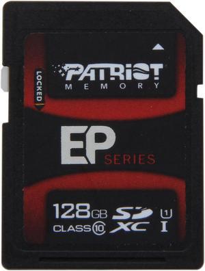 Patriot EP Series 128GB Class 10 Secure Digital High-Capacity (SDHC) Flash Card Model PEF128GSHC10233