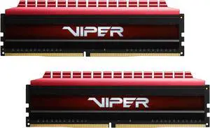 Patriot Viper 4 8GB (2 x 4GB) DDR4 3000 (PC4 24000) Extreme Performance Memory, Black Sides / Red Top Model PV48G300C6K