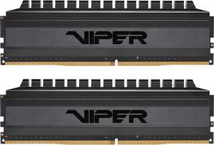 Patriot Viper 4 Blackout Series 64GB (2 x 32GB) 288-Pin DDR4 SDRAM DDR4 3200 (PC4 25600) Intel XMP 2.0 Desktop Memory Model PVB464G320C6K, AMD Compatible