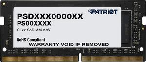 Patriot Signature Line 16GB 260-Pin DDR4 SO-DIMM DDR4 3200 (PC4 25600) Laptop Memory Model PSD416G320081S