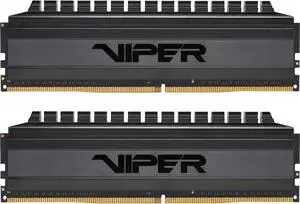 Patriot Viper 4 Blackout Series 32GB (2 x 16GB) 288-Pin DDR4 SDRAM DDR4 3600 (PC4 28800) Intel XMP 2.0 Desktop Memory Model PVB432G360C8K, AMD Compatible Patriot Viper 4 Blackout Series 32GB (2 x 16GB) 288-Pin DDR4 SDRAM DDR4 3600 (PC4 28800) Intel XMP 2.0 Desktop Memory Model PVB432G360C8K, AMD Compatible