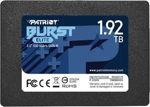 Patriot Burst Elite 2.5" 1.92TB SATA III Internal Solid State Drive (SSD) PBE192TS25SSDR Patriot Burst Elite 2.5" 1.92TB SATA III Internal Solid State Drive (SSD) PBE192TS25SSDR