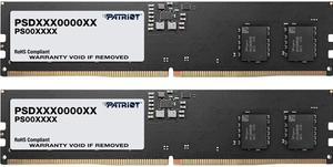 Patriot Signature Line 16GB (2 x 8GB) 288-Pin PC RAM DDR5 4800 (PC5 38400) Desktop Memory Model PSD516G4800K