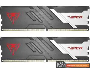 Patriot VIPER VENOM AMD 32GB (2 x 16GB) 288-Pin PC RAM DDR5 6400 (PC5 51200) AMD EXPO Desktop Memory Model VV532G64C38AK Patriot VIPER VENOM AMD 32GB (2 x 16GB) 288-Pin PC RAM DDR5 6400 (PC5 51200) AMD EXPO Desktop Memory Model VV532G64C38AK