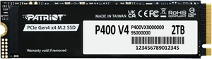 Patriot P400 V4 M.2 2280 2TB PCI-Express 4.0 x4 P400VP2TBM28H Patriot P400 V4 M.2 2280 2TB PCI-Express 4.0 x4 P400VP2TBM28H