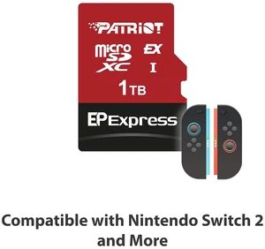 Patriot EP Series 1TB microSDXC Memory Card with Adapter Model Express Patriot EP Series 1TB microSDXC Memory Card with Adapter Model Express