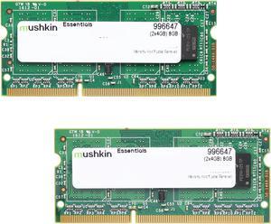 Mushkin Enhanced 128MB 204-Pin DDR3 SO-DIMM DDR3 1333 (PC3 10666) Dual Channel Kit Laptop Memory Model 996647
