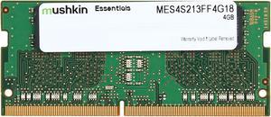 Mushkin Enhanced Essentials 4GB 260-Pin DDR4 SO-DIMM DDR4 2133 (PC4 17000) Laptop Memory Model MES4S213FF4G18