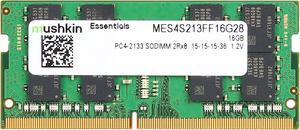 Mushkin Enhanced Essentials 16GB 260-Pin DDR4 SO-DIMM DDR4 2133 (PC4 17000) Laptop Memory Model MES4S213FF16G28