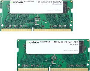 Mushkin Enhanced Essentials 8GB (2 x 4GB) 260-Pin DDR4 SO-DIMM DDR4 2133 (PC4 17000) Laptop Memory Model MES4S213FF4G18X2