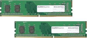 Mushkin Enhanced Essentials 16GB (2 x 8GB) DDR4 2400 (PC4 19200) Desktop Memory Model MES4U240HF8GX2