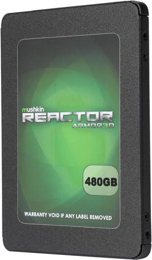Mushkin Enhanced Reactor Armor3D 2.5" 480GB SATA III 3D MLC Internal Solid State Drive (SSD) MKNSSDRE480GB-3D