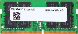 Mushkin Enhanced Essentials 32GB 260-Pin DDR4 SO-DIMM DDR4 2666 (PC4 21300) Laptop Memory Model MES4S266KF32G