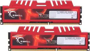 G.SKILL Ripjaws X Series 16GB (2 x 8GB) DDR3 1333 (PC3 10666) Desktop Memory Model F3-10666CL9D-16GBXL