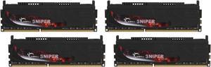 G.SKILL Sniper Gaming Series 16GB (4 x 4GB) DDR3 2133 (PC3 17000) Desktop Memory Model F3-17000CL9Q-16GBSR