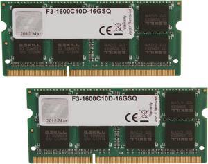 Module mémoire G.Skill 32 Go DDR3-1600 CL10 RipjawsZ 4 x 8 Go 1600 MHz