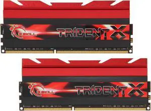 G.SKILL TridentX Series 16GB (2 x 8GB) DDR3 2400 (PC3 19200) Desktop Memory Model F3-2400C10D-16GTX
