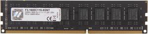 G.SKILL Value 8GB 240-Pin PC RAM DDR3 1600 (PC3 12800) Desktop Memory Model F3-1600C11S-8GNT