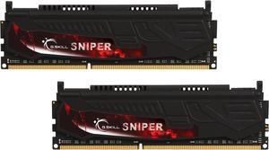 G.SKILL Sniper Series 16GB (2 x 8GB) DDR3 1600 (PC3 12800) Memory Model F3-1600C10D-16GSR