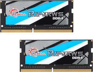 G.SKILL Ripjaws Series 16GB (2 x 8GB) 260-Pin DDR4 SO-DIMM DDR4 2400 (PC4 19200) Laptop Memory Model F4-2400C16D-16GRS