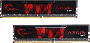 G.SKILL Aegis 32GB (2 x 16GB) 288-Pin PC RAM DDR4 3000 (PC4 24000) Desktop Memory Model F4-3000C16D-32GISB