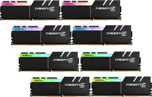 G.SKILL TridentZ RGB Series 64GB (8 x 8GB) 288-Pin PC RAM DDR4 2400 (PC4 19200) Desktop Memory Model F4-2400C15Q2-64GTZR