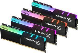 G.SKILL TridentZ RGB Series 64GB (4 x 16GB) 288-Pin PC RAM DDR4 3600 (PC4 28800) Desktop Memory Model F4-3600C17Q-64GTZR