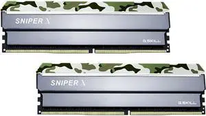 G.SKILL Sniper X Series 16GB (2 x 8GB) DDR4 3600 (PC4 28800) Desktop Memory Model F4-3600C19D-16GSXF