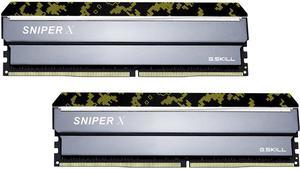 G.SKILL Sniper X Series 16GB (2 x 8GB) DDR4 3200 (PC4 25600) Desktop Memory Model F4-3200C16D-16GSXKB