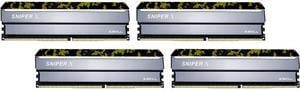 G.SKILL Sniper X Series 32GB (4 x 8GB) DDR4 3200 (PC4 25600) Desktop Memory Model F4-3200C16Q-32GSXKB