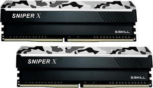 G.SKILL Sniper X Series 16GB (2 x 8GB) DDR4 3600 (PC4 28800) Desktop Memory Model F4-3600C19D-16GSXWB