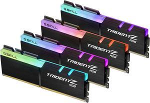 G.SKILL Trident Z RGB (For AMD) 32GB (4 x 8GB) 288-Pin PC RAM DDR4 3200 (PC4 25600) Desktop Memory Model F4-3200C16Q-32GTZRX
