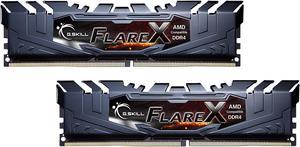 G.SKILL Flare X Series 32GB (2 x 16GB) 288-Pin PC RAM DDR4 3200 (PC4 25600) Desktop Memory Model F4-3200C16D-32GFX