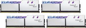 G.SKILL Trident Z Royal Series 128GB (4 x 32GB) 288-Pin PC RAM DDR4 3200 (PC4 25600) Desktop Memory Model F4-3200C16Q-128GTRS