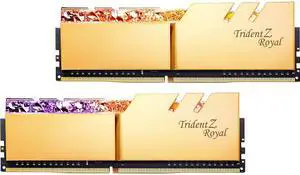 G.SKILL Trident Z Royal Series 16GB (2 x 8GB) DDR4 4000 (PC4 32000) Desktop Memory Model F4-4000C15D-16GTRG