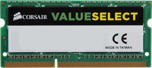 CORSAIR ValueSelect 8GB 204-Pin DDR3 SO-DIMM DDR3L 1600 (PC3L 12800) Laptop Memory Model CMSO8GX3M1C1600C11