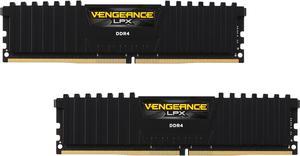 CORSAIR Vengeance LPX 32GB (2 x 16GB) 288-Pin PC RAM DDR4 2666 (PC4 21300) Memory Kit Model CMK32GX4M2A2666C16