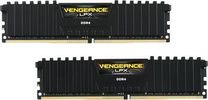 CORSAIR Vengeance LPX 16GB (2 x 8GB) 288-Pin PC RAM DDR4 2400 (PC4 19200) Desktop Memory Model CMK16GX4M2A2400C16
