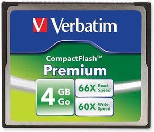 Verbatim 4GB Premium 95500 CompactFlash (CF) Card