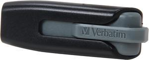 Verbatim Store 'n' Go V3 8GB USB 3.0 Flash Drive, Black/Gray