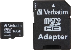 Verbatim 16 GB microSD High Capacity (microSDHC) - 1 Card