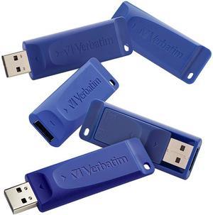 Verbatim 8GB USB Flash Drive (Blue, 5-Pack) Model 99121